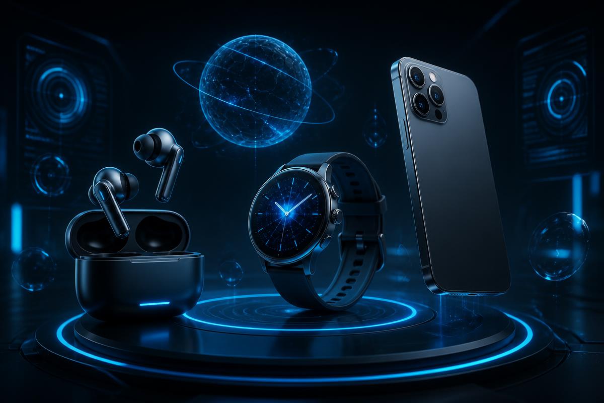 High-tech gadgets and electronics